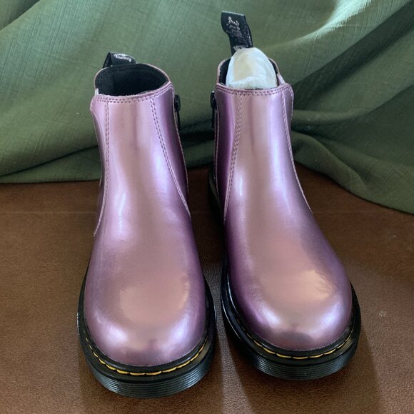 Dr Martens Chelsea Boot 2976Y, Pink Lavender - Picture 2 of 8